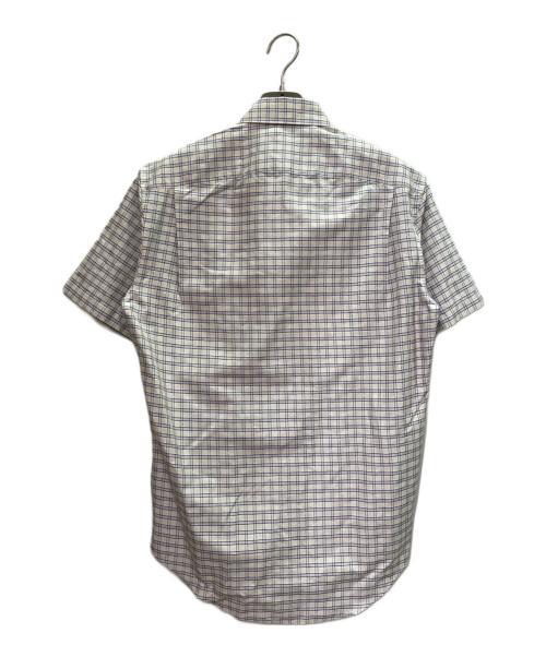LOUIS VUITTON（ルイ ヴィトン）LOUIS VUITTON (ルイ ヴィトン) モノグラムチェックシャツ ベージュ×ブルー サイズ:XSの古着・服飾アイテム