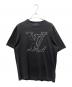 LOUIS VUITTON（ルイ ヴィトン）の古着「20AW ヴァージルアブロー LVステッチ エンブロイダリー カットソー/ LVステッチプリント Tシャツ」｜ブラック
