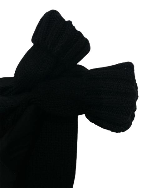 CHANEL（シャネル）CHANEL (シャネル) P65ビーズ刺繍ロゴニット ブラック サイズ:36の古着・服飾アイテム