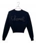 CHANEL（シャネル）の古着「P65 カシミヤ プルオーバー ロゴ ニット」｜ブラック