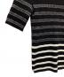 中古・古着 CHANEL (シャネル) ココマークボーダー半袖ニット ブラック サイズ:34：170000円