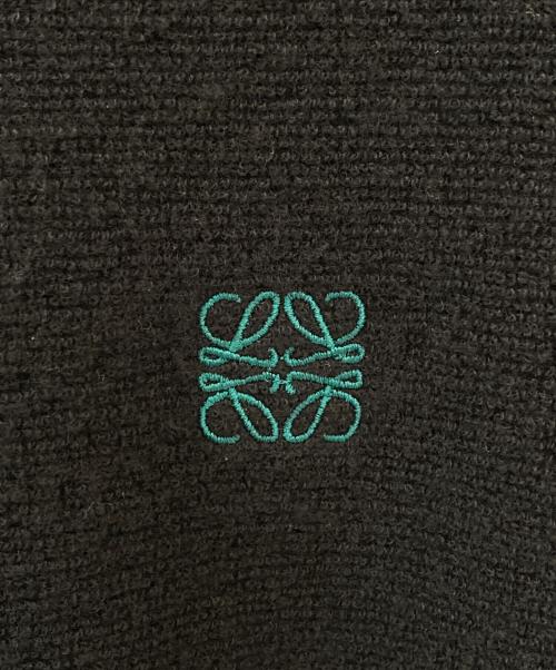 LOEWE（ロエベ）LOEWE (ロエベ) アナグラムパイルニット ブラック サイズ:Sの古着・服飾アイテム