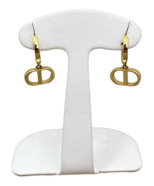 Christian Dior（クリスチャン ディオール）Christian Dior (クリスチャン ディオール) CDピアス ゴールドの古着・服飾アイテム