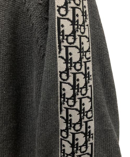 Christian Dior（クリスチャン ディオール）Christian Dior (クリスチャン ディオール) 19AW オブリーク コットン プルオーバーセーター グレー サイズ:Sの古着・服飾アイテム