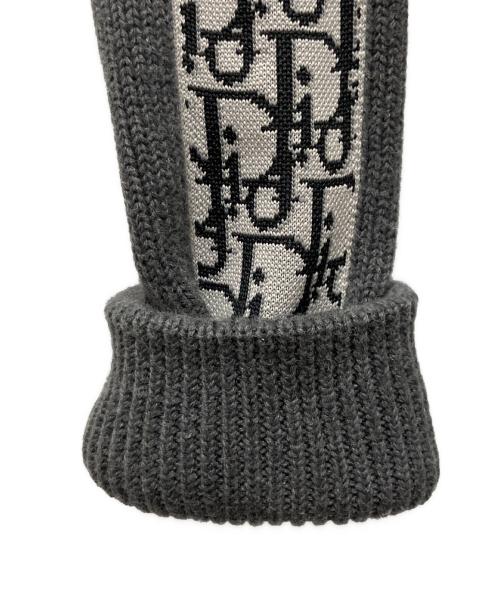 Christian Dior（クリスチャン ディオール）Christian Dior (クリスチャン ディオール) 19AW オブリーク コットン プルオーバーセーター グレー サイズ:Sの古着・服飾アイテム