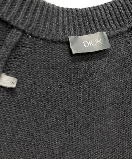 Christian Dior（クリスチャン ディオール）Christian Dior (クリスチャン ディオール) 19AW オブリーク コットン プルオーバーセーター グレー サイズ:Sの古着・服飾アイテム