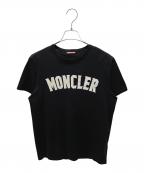 MONCLER GENIUSモンクレール ジーニアス）の古着「フロッキーロゴTシャツ」｜ブラック