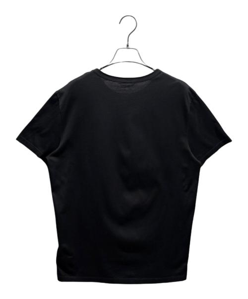 MONCLER GENIUS（モンクレール ジーニアス）MONCLER GENIUS (モンクレール ジーニアス) フロッキーロゴTシャツ ブラック サイズ:Ｍの古着・服飾アイテム