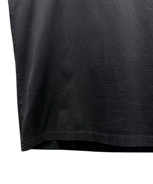 MONCLER GENIUS（モンクレール ジーニアス）MONCLER GENIUS (モンクレール ジーニアス) フロッキーロゴTシャツ ブラック サイズ:Ｍの古着・服飾アイテム