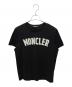 MONCLER GENIUS（モンクレール ジーニアス）の古着「フロッキーロゴTシャツ」｜ブラック