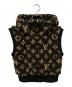 LOUIS VUITTON（ルイ ヴィトン）の古着「モノグラムテディスリーブレスジャケット/フードウールベスト」｜ブラウン
