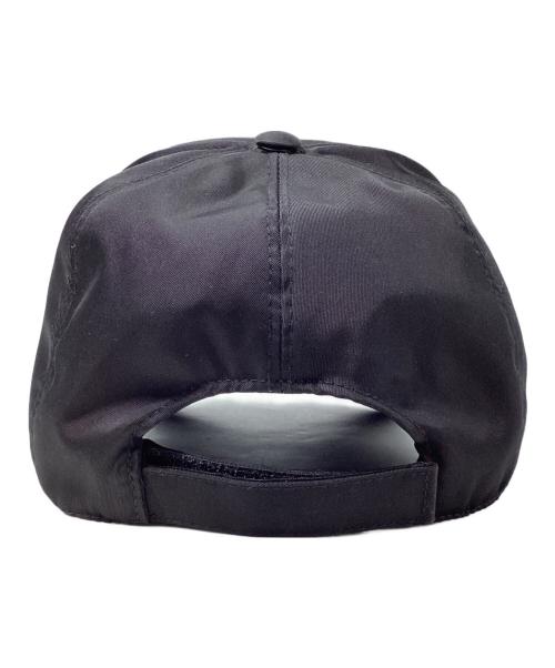 PRADA（プラダ）PRADA (プラダ) ロゴキャップ ブラック サイズ:Mの古着・服飾アイテム