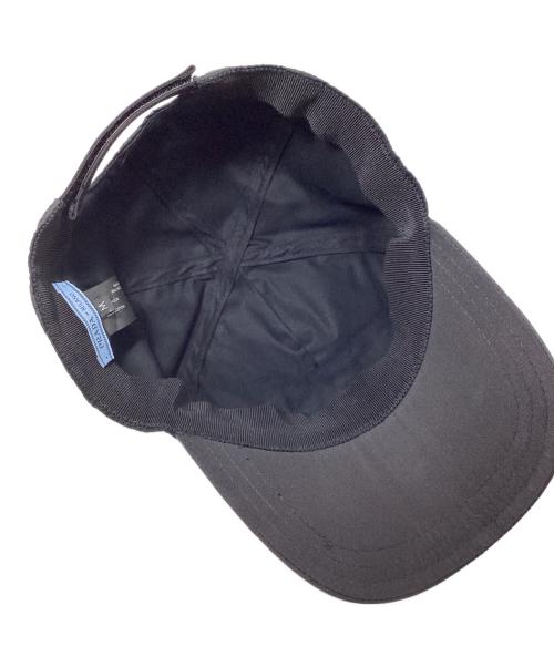 PRADA（プラダ）PRADA (プラダ) ロゴキャップ ブラック サイズ:Mの古着・服飾アイテム