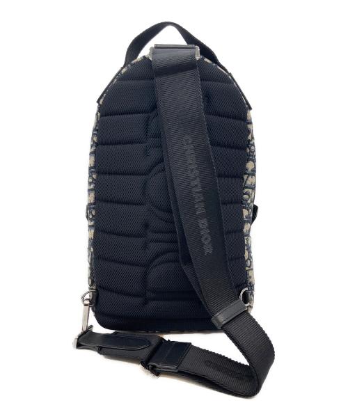 Christian Dior（クリスチャン ディオール）Christian Dior (クリスチャン ディオール) Rider ミニ スリングバッグ ネイビーの古着・服飾アイテム