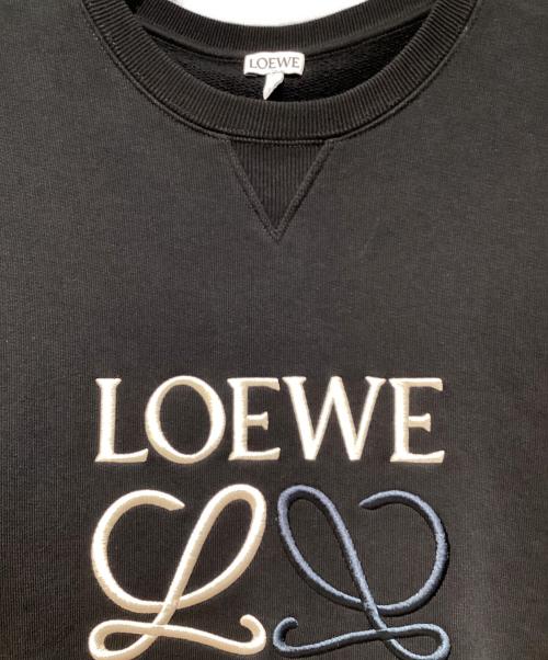 LOEWE（ロエベ）LOEWE (ロエベ) アナグラムスウェット ブラック サイズ:Mの古着・服飾アイテム