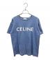 CELINE（セリーヌ）の古着「ルーズTシャツ / コットンジャージー」｜ブルー