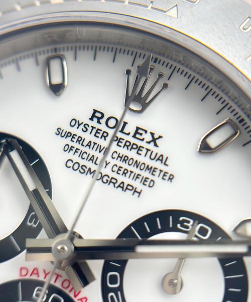 ROLEX（ロレックス）ROLEX (ロレックス) Cosmograph Daytona コスモグラフ デイトナ Ref.116500LN 白文字盤 40mm 白文字盤 サイズ:40mm/19.0cmの古着・服飾アイテム