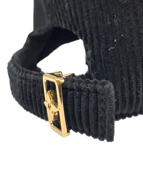 LOUIS VUITTON（ルイ ヴィトン）LOUIS VUITTON (ルイ ヴィトン) LV シグネチャー コーデュロイ キャップ ブラックの古着・服飾アイテム