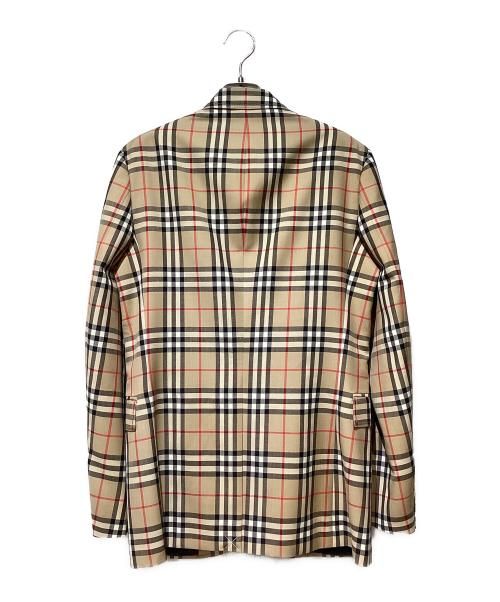 BURBERRY（バーバリー）BURBERRY (バーバリー) ノバチェックジャケット ベージュ サイズ:46の古着・服飾アイテム