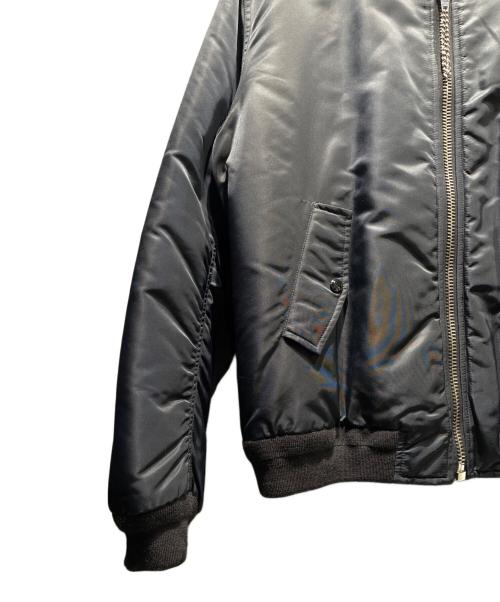 CELINE（セリーヌ）CELINE (セリーヌ) ロゴボンバージャケット/MA-1/2W426889O  ブラック サイズ:54の古着・服飾アイテム