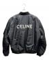 CELINE (セリーヌ) ロゴボンバージャケット/MA-1/2W426889O  ブラック サイズ:54：170000円