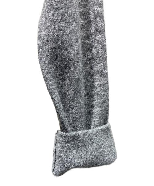 Christian Dior（クリスチャン ディオール）Christian Dior (クリスチャン ディオール) カシミヤロゴニット/144S50GM058／21AW グレー×ベージュ サイズ:34の古着・服飾アイテム