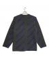 BALENCIAGA (バレンシアガ) ALL OVER LOGO CREWNECK KNIT グレー×ブルー サイズ:XS：55000円