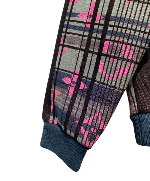 LOUIS VUITTON（ルイ ヴィトン）LOUIS VUITTON (ルイ ヴィトン) 21SS モノグラムジャガードスウェット ネイビー×ピンク サイズ:Mの古着・服飾アイテム