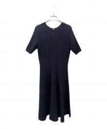 GIVENCHY（ジバンシィ）の古着「4Gニットワンピース」｜ブラック