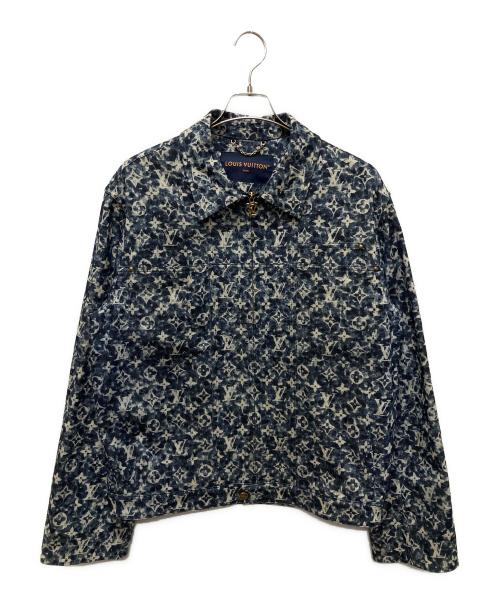 LOUIS VUITTON（ルイ ヴィトン）LOUIS VUITTON (ルイ ヴィトン) モノグラムワークウェアデニムジャケット インディゴ サイズ:50の古着・服飾アイテム
