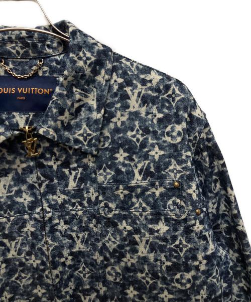 LOUIS VUITTON（ルイ ヴィトン）LOUIS VUITTON (ルイ ヴィトン) モノグラムワークウェアデニムジャケット インディゴ サイズ:50の古着・服飾アイテム