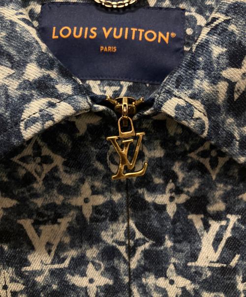 LOUIS VUITTON（ルイ ヴィトン）LOUIS VUITTON (ルイ ヴィトン) モノグラムワークウェアデニムジャケット インディゴ サイズ:50の古着・服飾アイテム