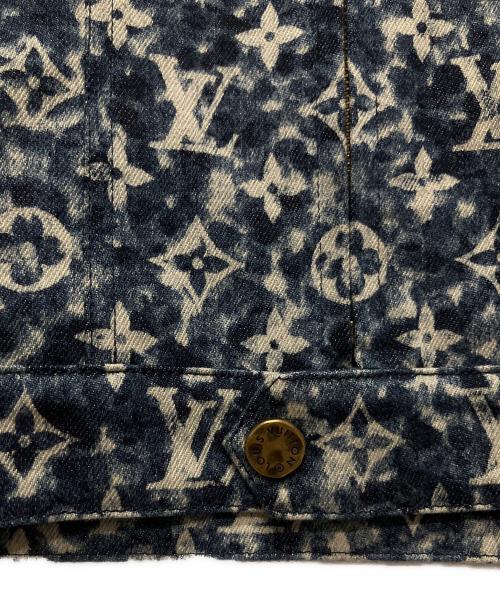 LOUIS VUITTON（ルイ ヴィトン）LOUIS VUITTON (ルイ ヴィトン) モノグラムワークウェアデニムジャケット インディゴ サイズ:50の古着・服飾アイテム