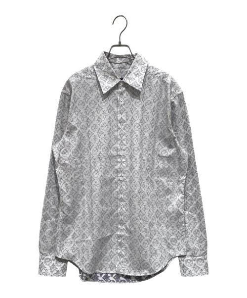 LOUIS VUITTON（ルイ ヴィトン）LOUIS VUITTON (ルイ ヴィトン) モノグラムフラワーパターンシャツ ホワイト サイズ:XLの古着・服飾アイテム