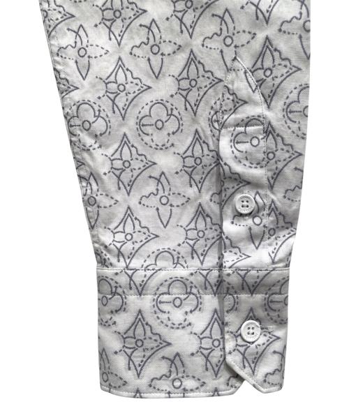 LOUIS VUITTON（ルイ ヴィトン）LOUIS VUITTON (ルイ ヴィトン) モノグラムフラワーパターンシャツ ホワイト サイズ:XLの古着・服飾アイテム