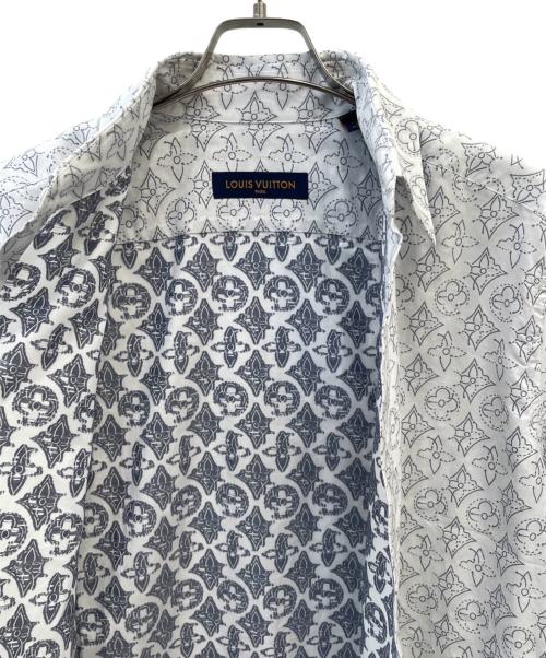 LOUIS VUITTON（ルイ ヴィトン）LOUIS VUITTON (ルイ ヴィトン) モノグラムフラワーパターンシャツ ホワイト サイズ:XLの古着・服飾アイテム
