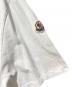 中古・古着 MONCLER (モンクレール) ロゴTシャツ ホワイト サイズ:M：24000円