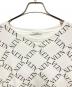 中古・古着 VALENTINO (ヴァレンティノ) VLTNグリットプリントオーバーサイズTシャツ ホワイト サイズ:L：17000円