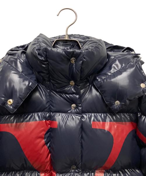 MONCLER（モンクレール）MONCLER (モンクレール) VALENTINO (ヴァレンティノ) MONCLER×VALENTINO/ダウンジャケット ネイビー サイズ:38の古着・服飾アイテム