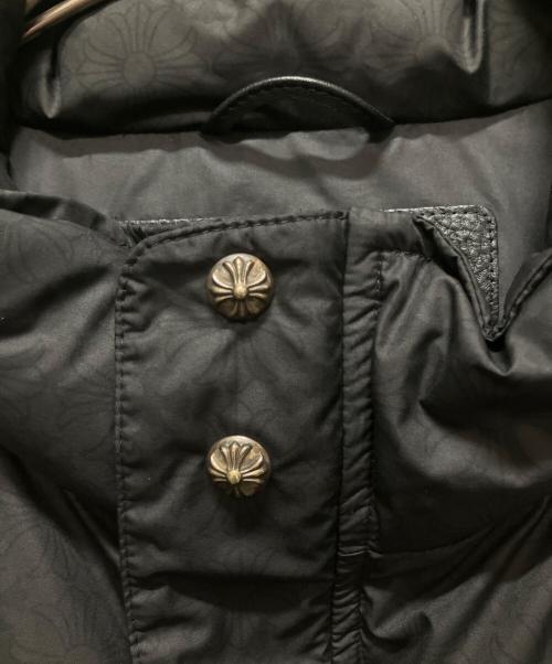 CHROME HEARTS（クロムハーツ）CHROME HEARTS (クロムハーツ) STIFF V2 FBRC CH/クロスボール釦ダウンジャケット ブラック サイズ:XLの古着・服飾アイテム