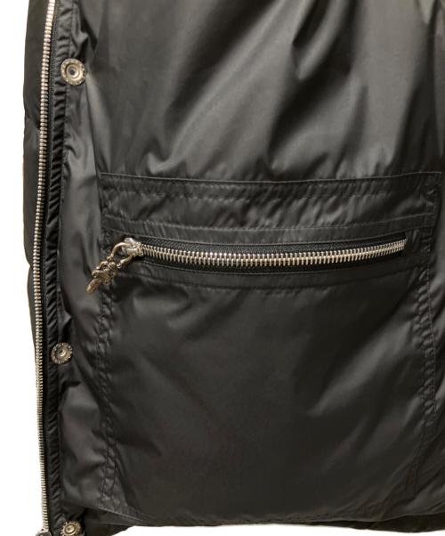 CHROME HEARTS（クロムハーツ）CHROME HEARTS (クロムハーツ) STIFF V2 FBRC CH/クロスボール釦ダウンジャケット ブラック サイズ:XLの古着・服飾アイテム