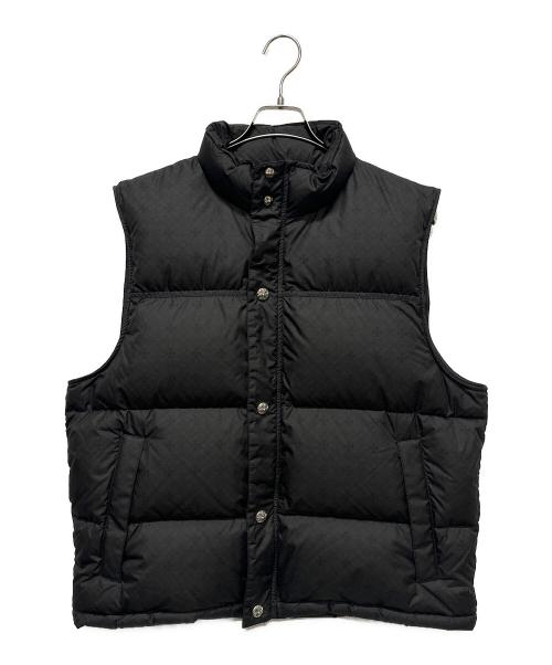 CHROME HEARTS（クロムハーツ）CHROME HEARTS (クロムハーツ) クロスボール釦ダウンベスト　403200184******351　STIFF VEST　 ブラック サイズ:Mの古着・服飾アイテム