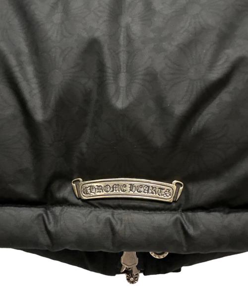 CHROME HEARTS（クロムハーツ）CHROME HEARTS (クロムハーツ) クロスボール釦ダウンベスト　403200184******351　STIFF VEST　 ブラック サイズ:Mの古着・服飾アイテム