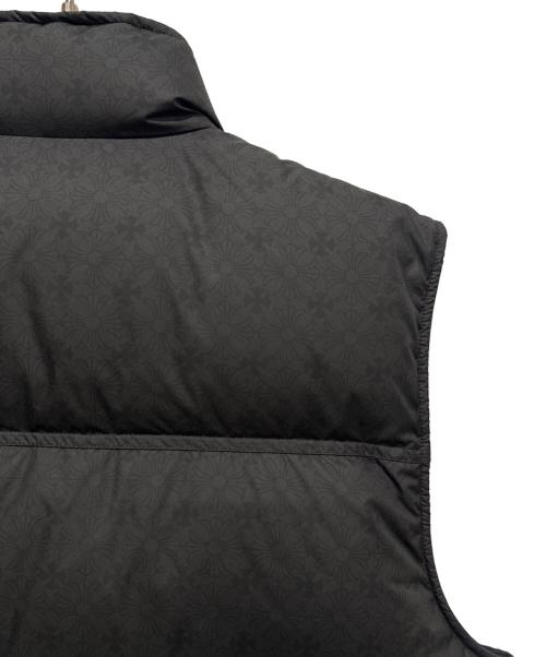 CHROME HEARTS（クロムハーツ）CHROME HEARTS (クロムハーツ) クロスボール釦ダウンベスト　403200184******351　STIFF VEST　 ブラック サイズ:Mの古着・服飾アイテム