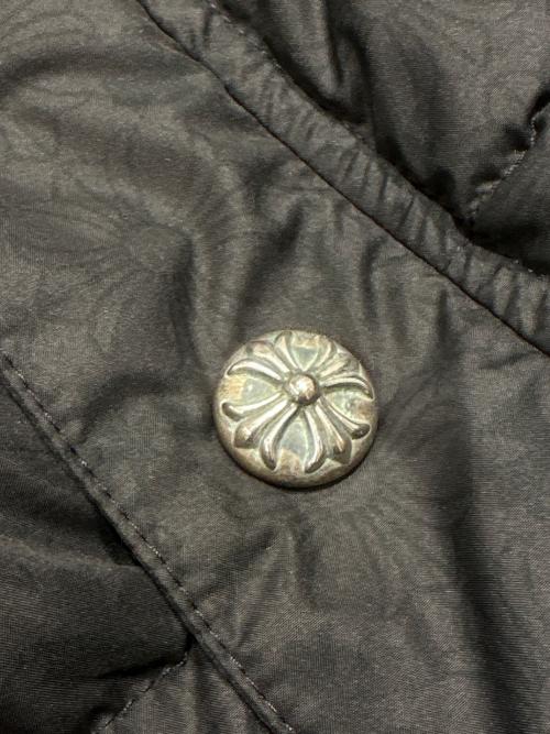 CHROME HEARTS（クロムハーツ）CHROME HEARTS (クロムハーツ) クロスボール釦ダウンベスト　403200184******351　STIFF VEST　 ブラック サイズ:Mの古着・服飾アイテム