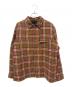 CHROME HEARTS（クロムハーツ）の古着「WORKN JNKYD PLD/ネルシャツジャケット」｜ブラウン