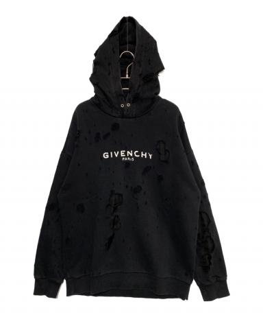 中古・古着通販】GIVENCHY (ジバンシィ) デストロイ加工パーカー