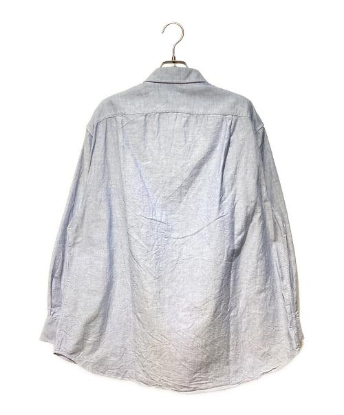 LOEWE（ロエベ）LOEWE (ロエベ) アナグラムロゴBDシャツ スカイブルー サイズ:39の古着・服飾アイテム