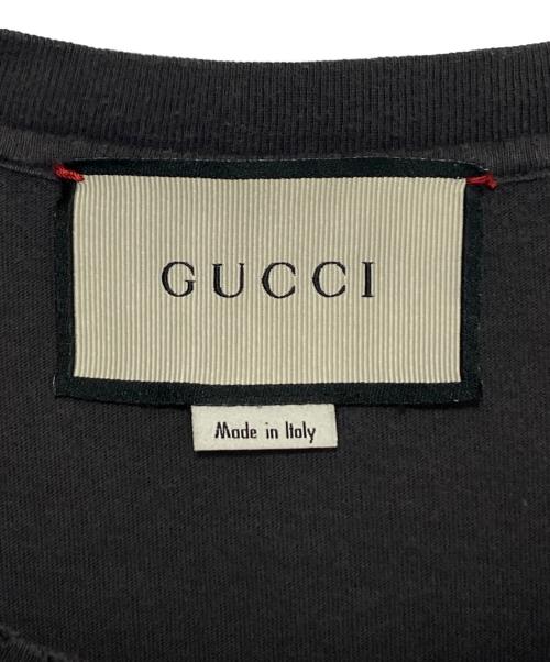GUCCI（グッチ）GUCCI (グッチ) ヴィンテージロゴTシャツ グレー サイズ:Mの古着・服飾アイテム