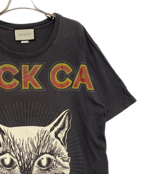 GUCCI（グッチ）GUCCI (グッチ) ヴィンテージロゴTシャツ グレー サイズ:Mの古着・服飾アイテム